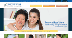 Desktop Screenshot of hmonghomehealthcare.com